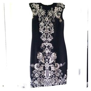 Printed Liz Claiborne sheath